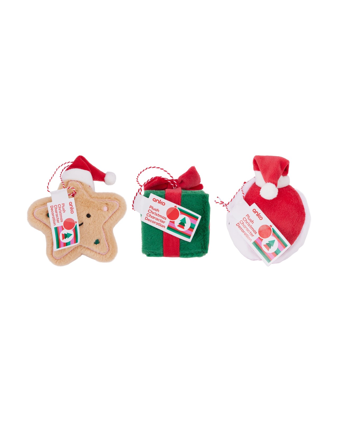 Anko Plush Christmas Character Decoration - Assorted 5 of 5