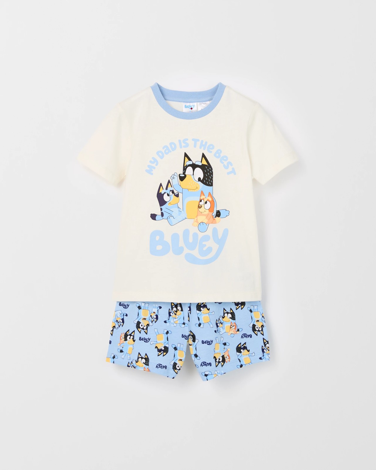 Family Matching Bluey Australian Cotton Younger Kids Pyjama Set 6 of 6