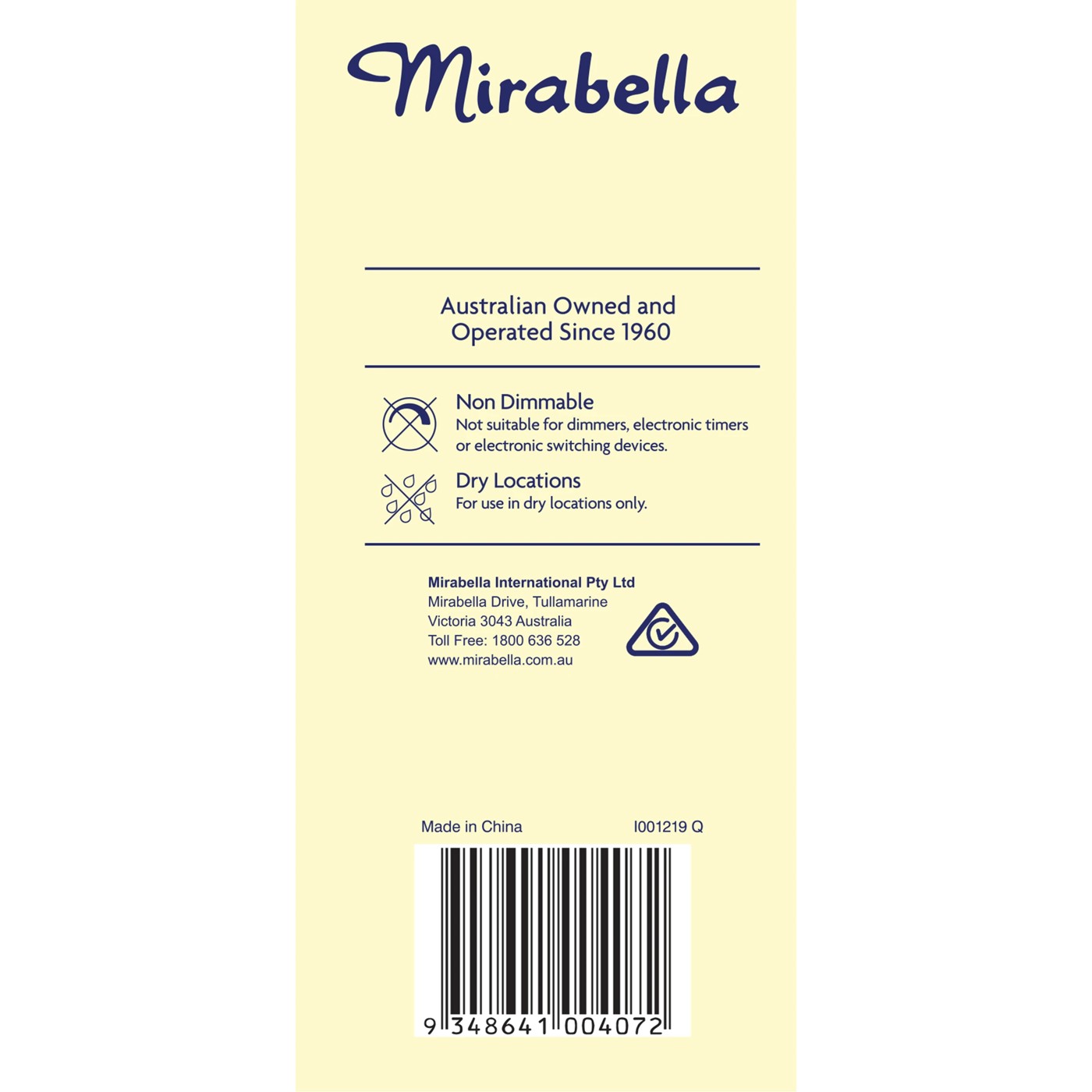 I001219 Mirabella LED ST58 Filament Amber ES 2W 150 Lumen 5 of 5