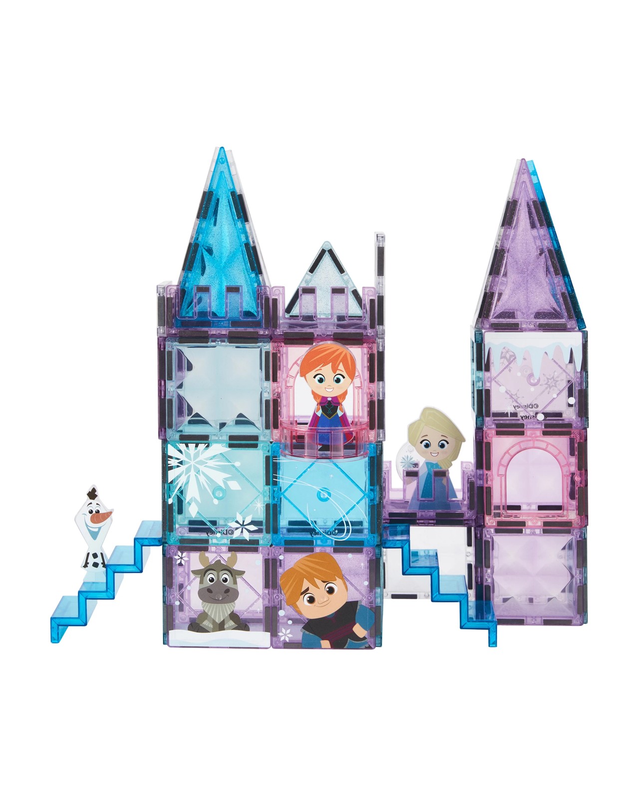 100 Piece Disney Frozen Magnetic Tiles 3 of 5