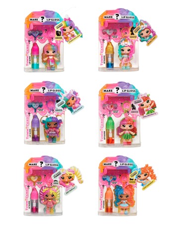Yummiland Lip Gloss Doll - Mystery Colour Change PDQ - Assorted