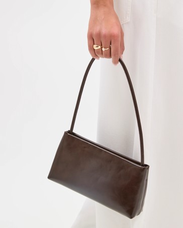 Minimal East West Shoulder Bag