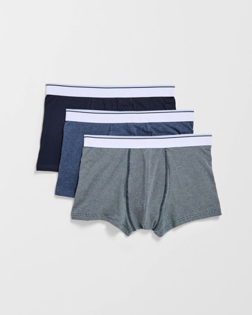 Maxx Australian Cotton Blend 3 Pack Hipster Trunks