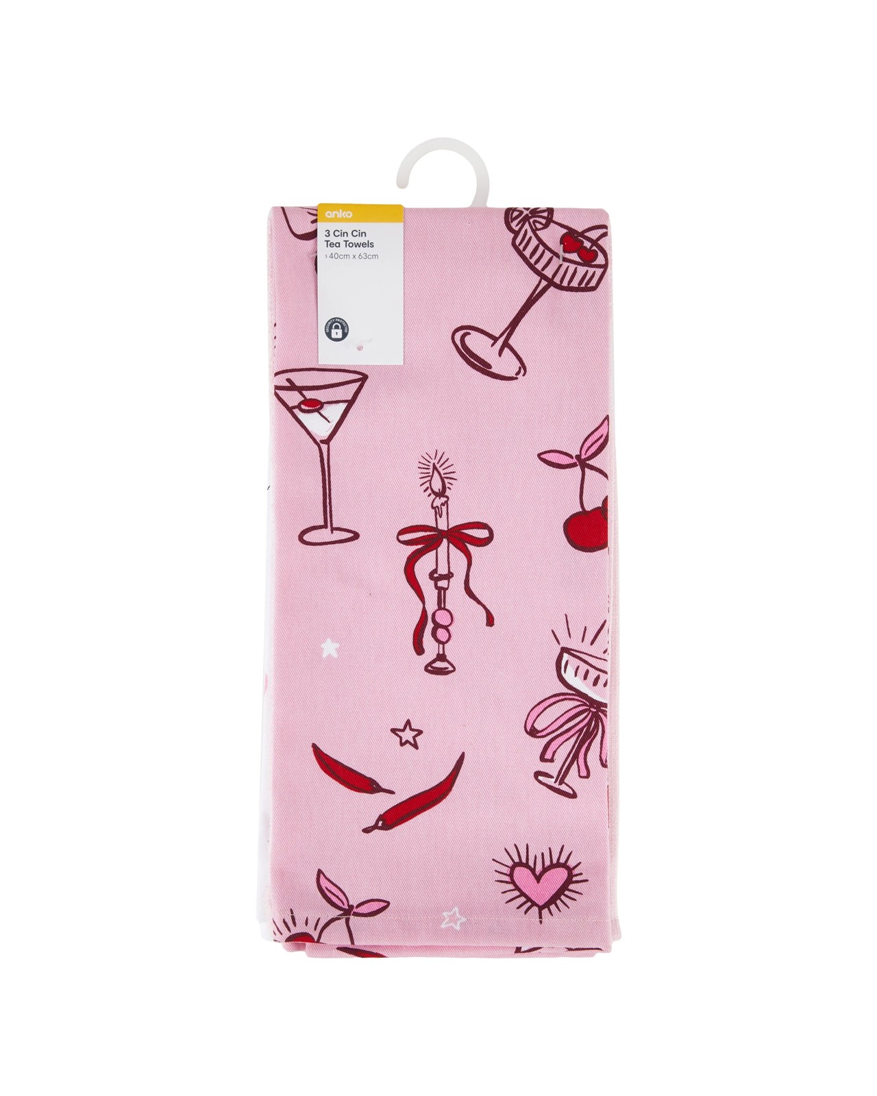 Anko 3 Pack Cin Cin Tea Towels 6 of 6