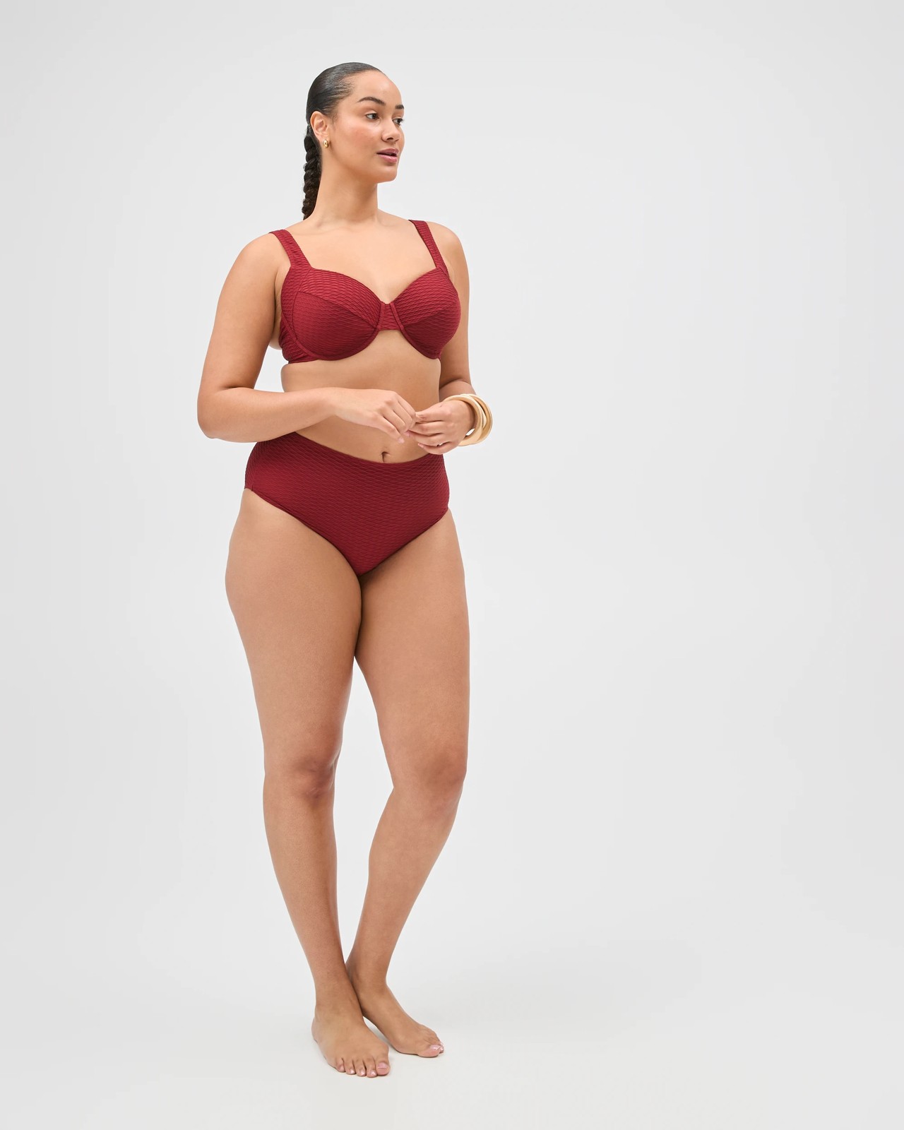 Shape Your Body Resort Balconette Jacquard Swim Bikini Top 2 of 6