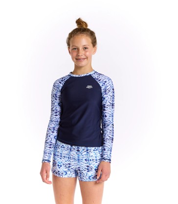 Piping Hot Long Sleeve Swim Rashie