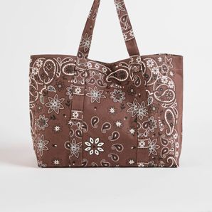 Large Bandana Print Tote Bag product image