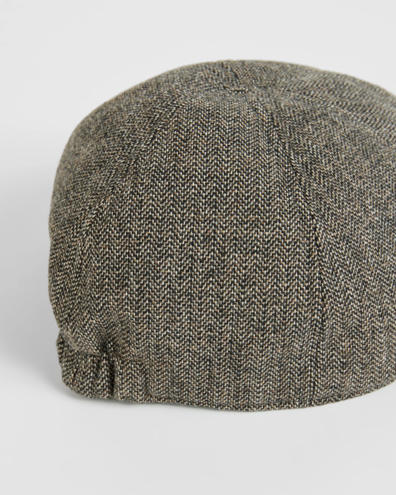 Textured Driving Flat Cap - Charcoal Marle 3 of 3