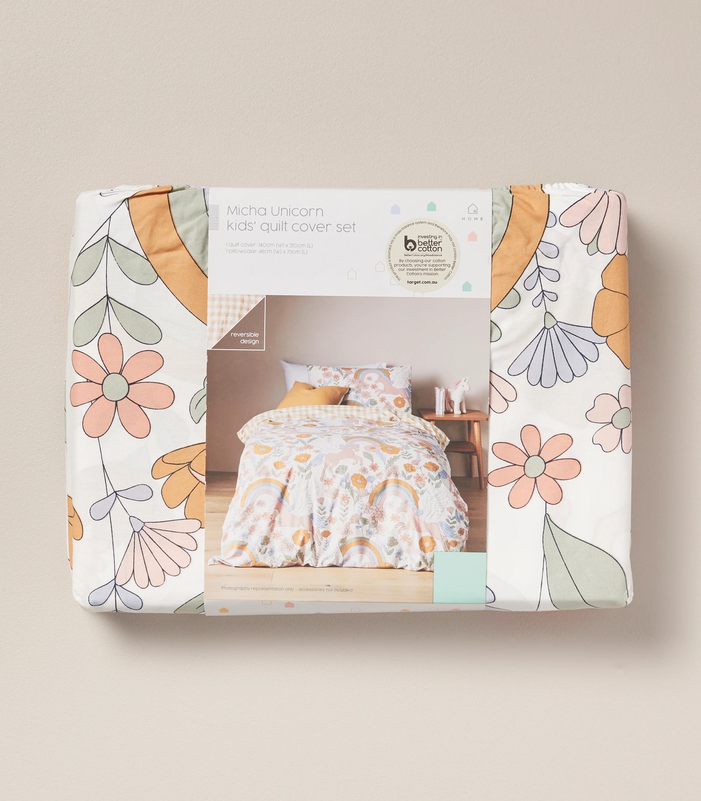 Unicorn quilt 2025 cover target
