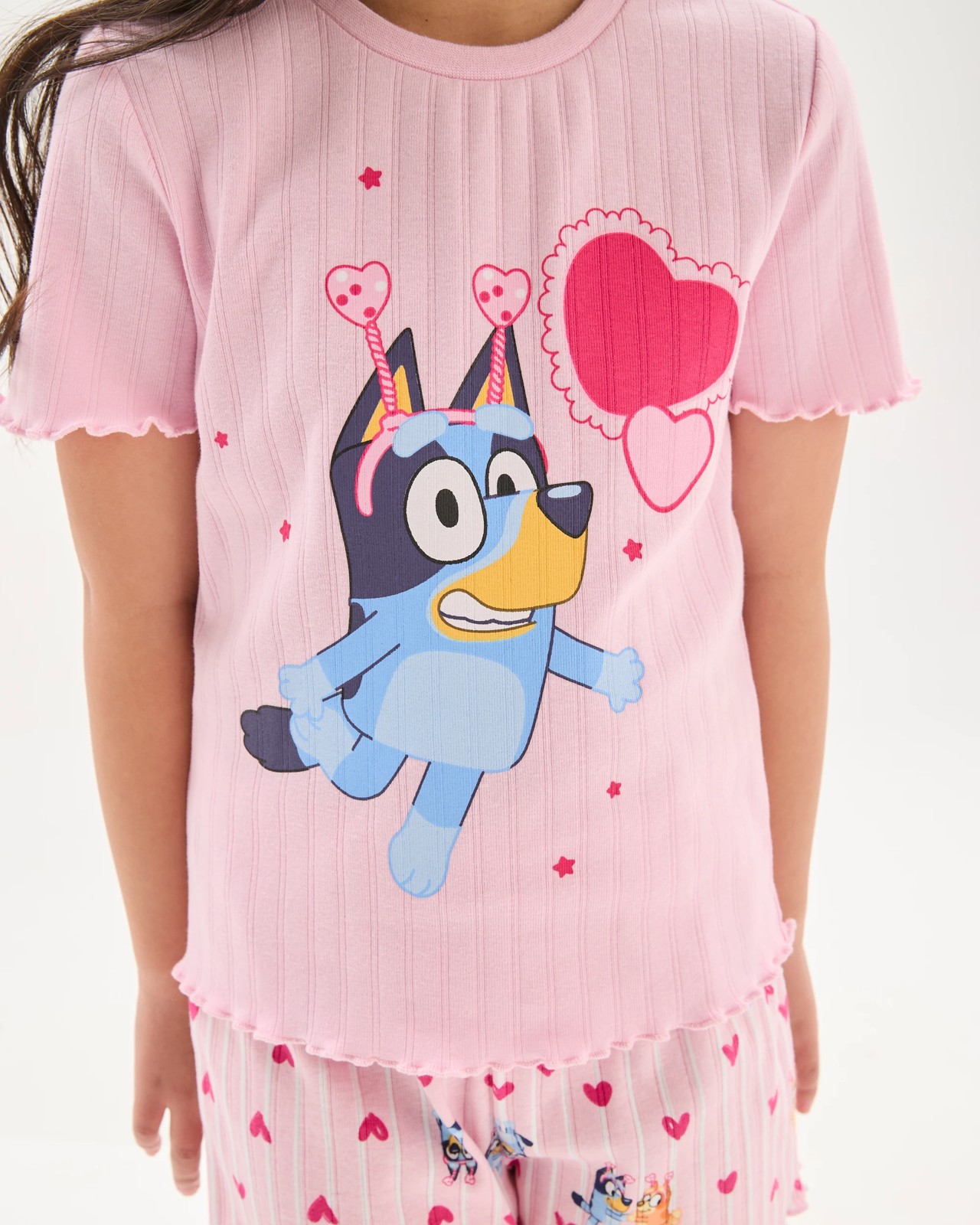 Bluey Australian Cotton Younger Girls Elevated Knit Pyjama Set 3 of 6