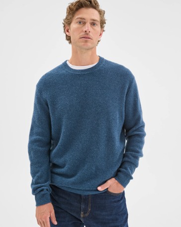 Lambswool Long Sleeve Crew Neck Knit Jumper