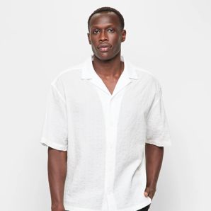 Short Sleeve Textured Shirt - Commons