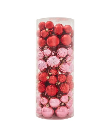 Anko 100 Pack Pink Candy Baubles