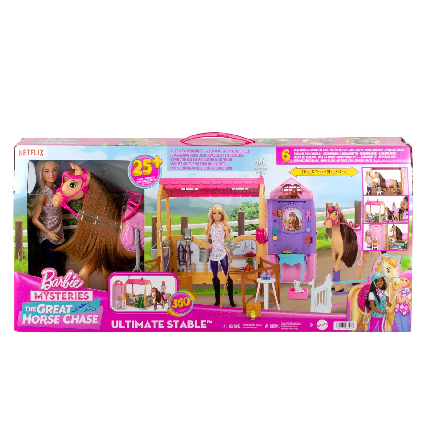 Barbie Mysteries The Great Horse Chase Stable Playset Target Australia