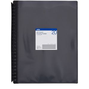 A4 Insert Display Folder, Black - Anko product image