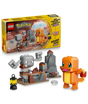Pre-Order LEGO® Pokemon SMART Play: Charmander and Geodude's Cavern Clash 72157