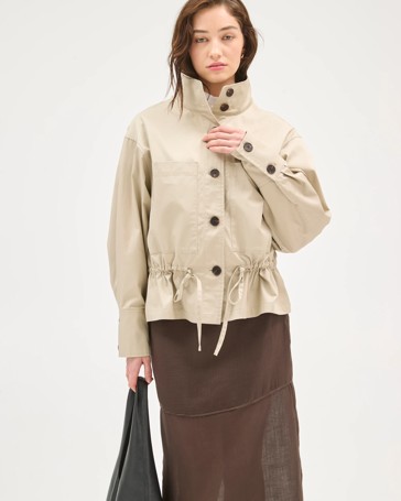Lily Loves Australian Cotton Cinch Detail Jacket
