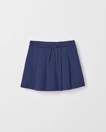 Fleece Pleat Mini Skort