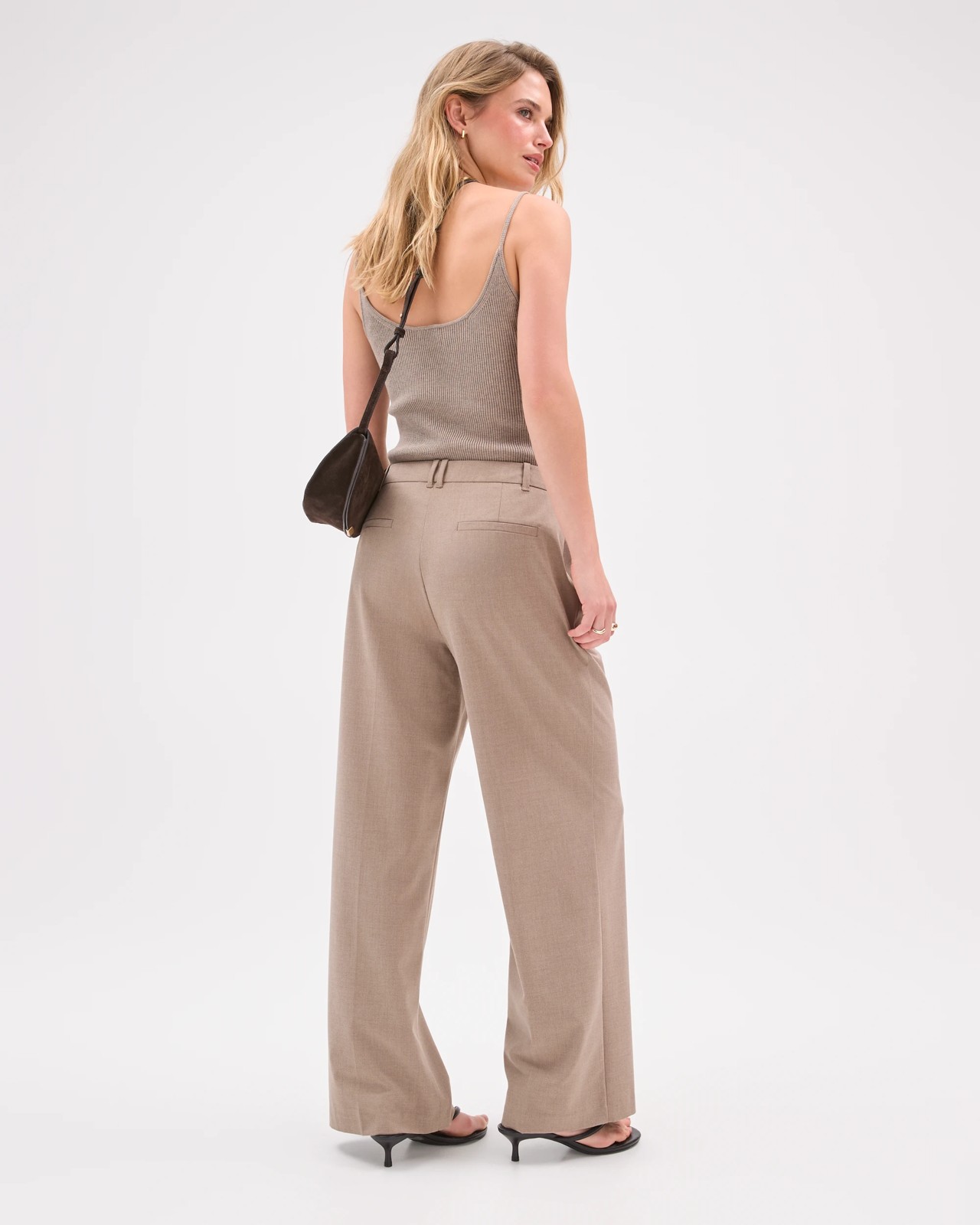 Lily Loves Straight Leg Pants  - Smoked Taupe 5 of 6