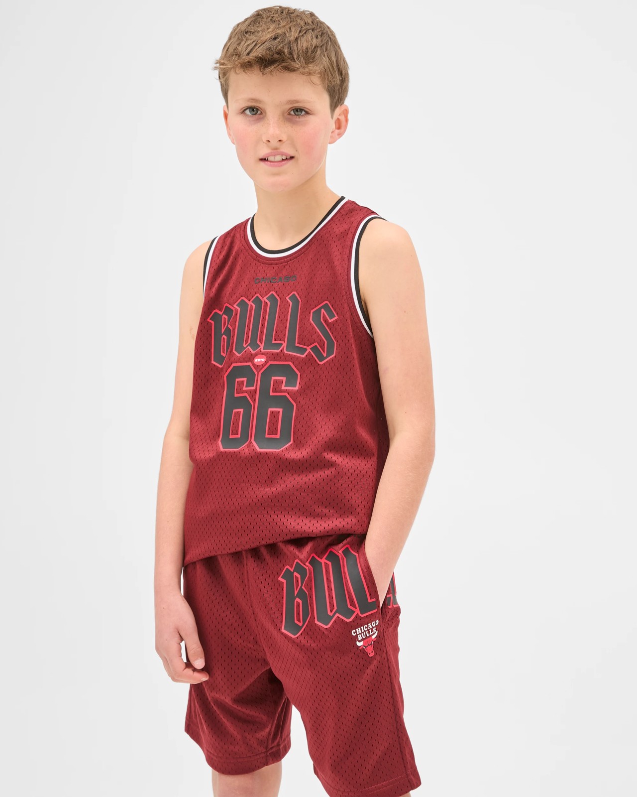 NBA Mesh Shorts - Red 2 of 5