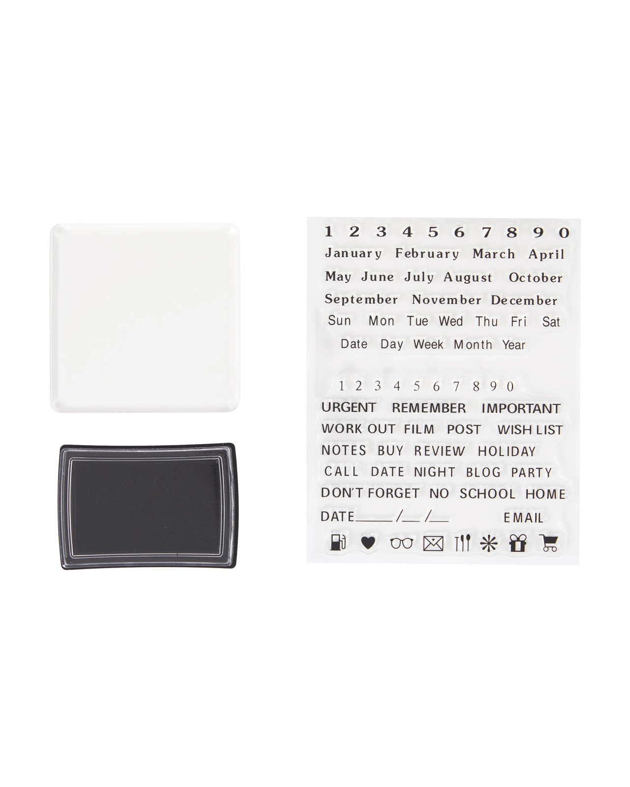 Anko Bullet Journal Stamp Set 2 of 3