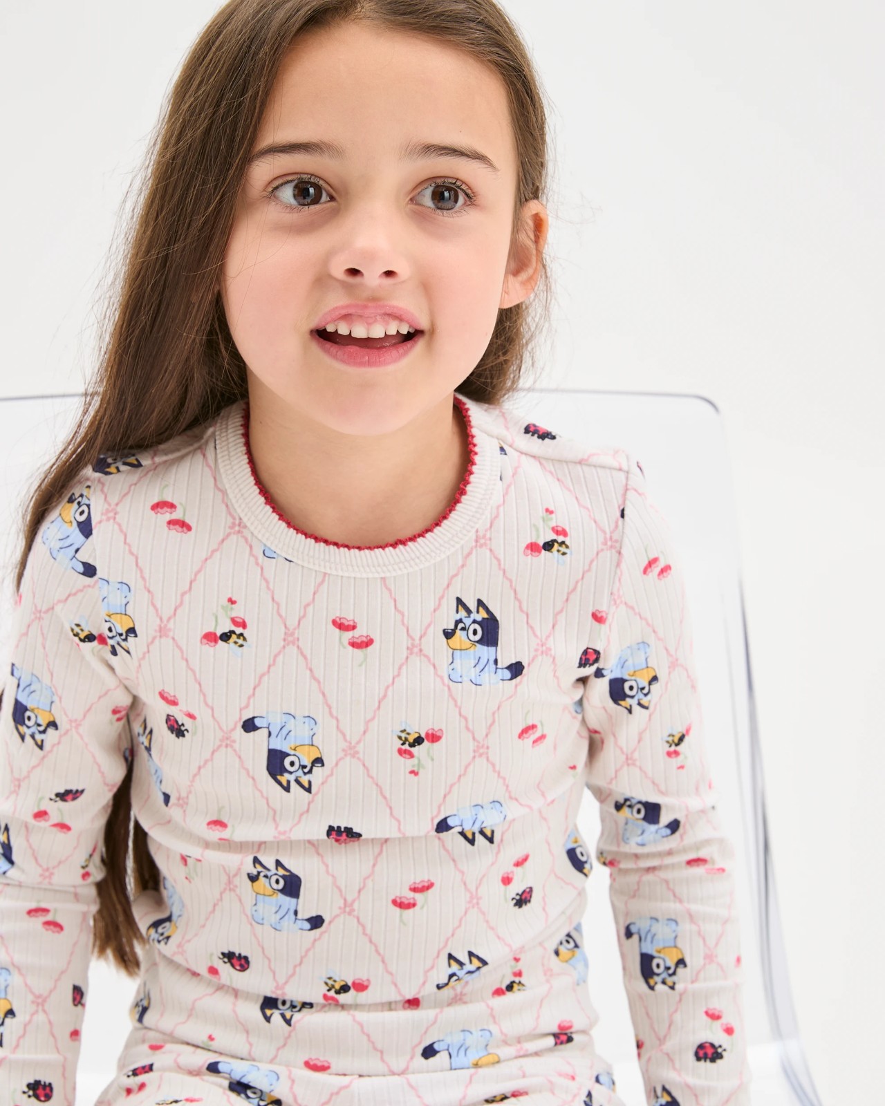 Bluey Younger Girls Elevated Knit Pyjama Set 2 of 6