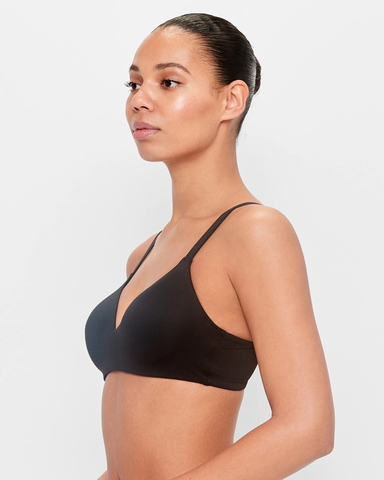 Wirefree Soft Comfort Pull On Bra - Black