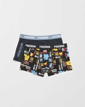 Pokemon 2 Pack Older Boys Trunks