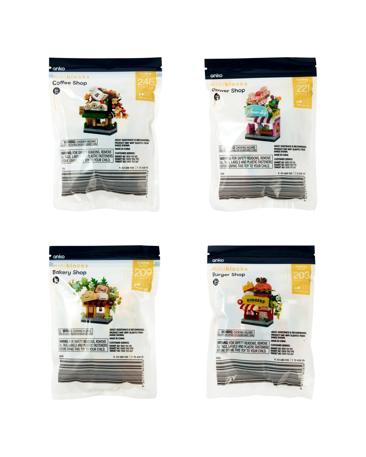 Mini Blocks Building Series: Mini Shop - Assorted 6 of 6