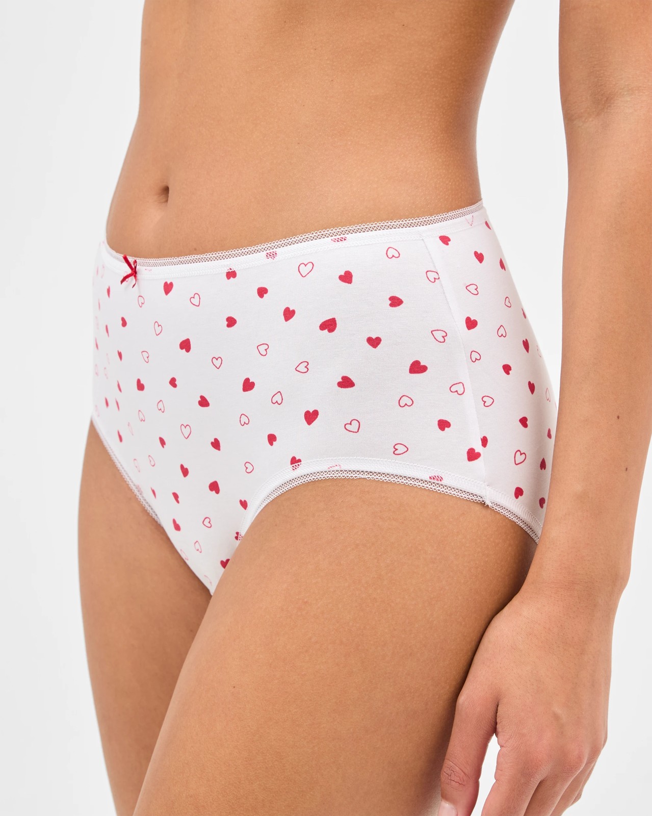 Australian Cotton 5 Pack Midi Briefs - Heart And Love 3 of 5