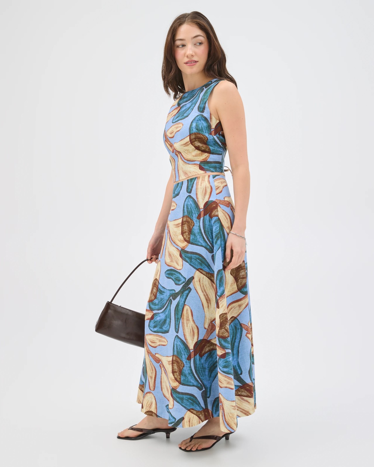 Lily Loves European Linen Maxi Skirt 4 of 5