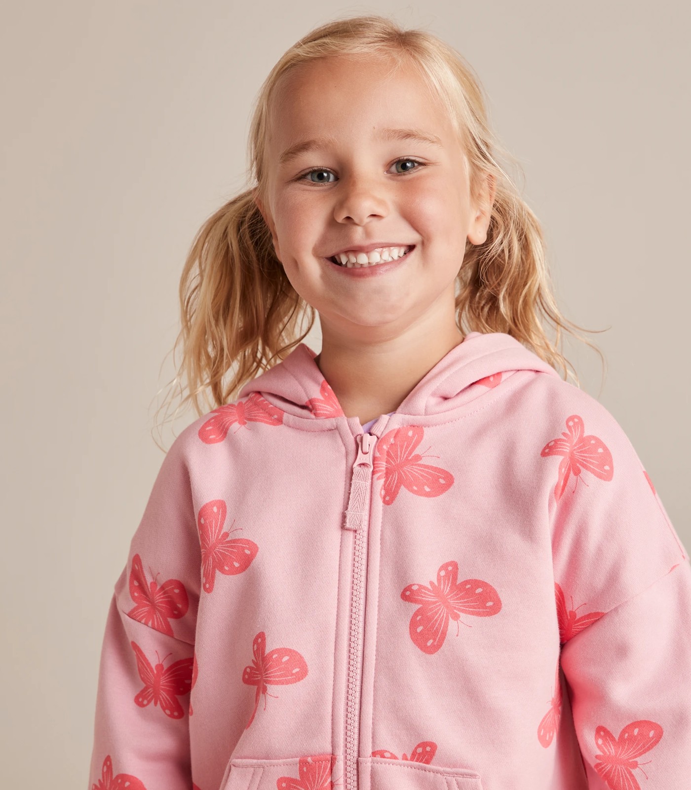 Butterfly Kanga Zip Hoodie 5 of 5