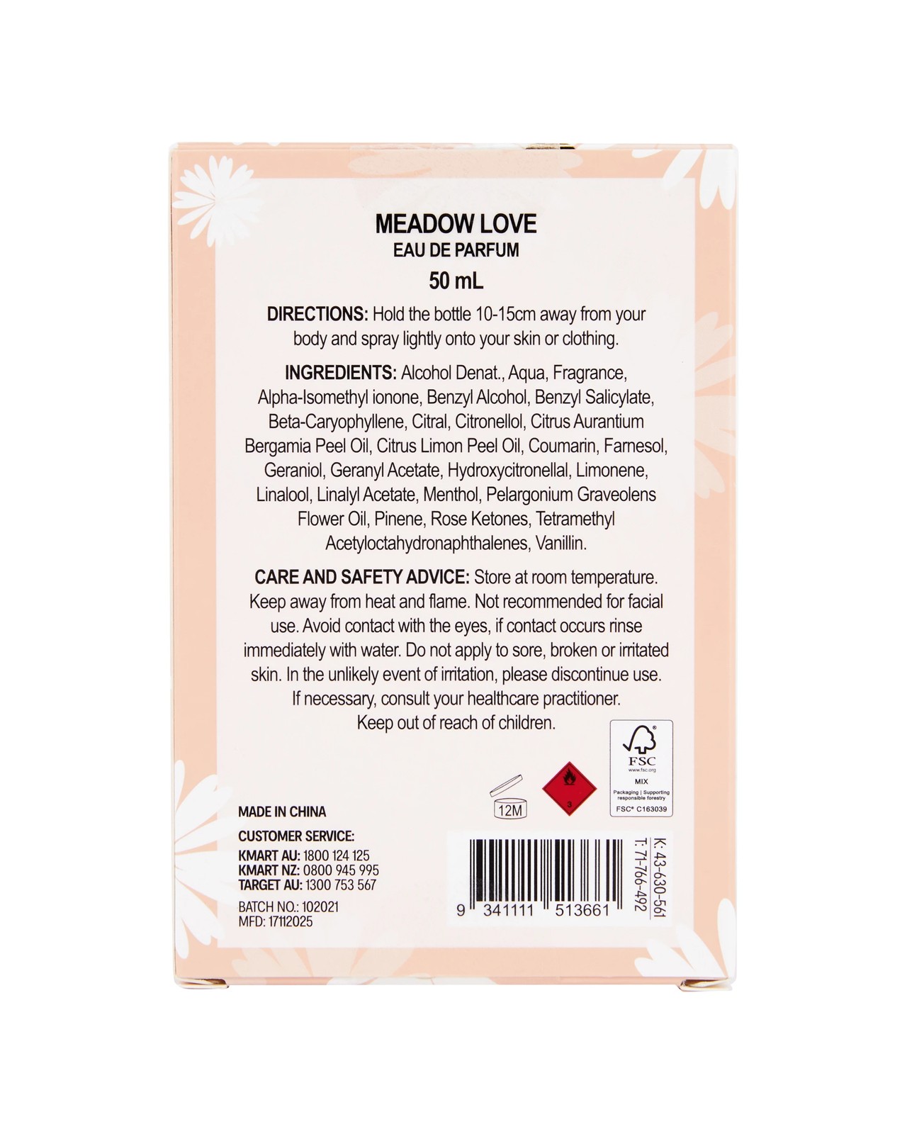 OXX Fragrance Meadow Love Eau De Parfum - 50ml 6 of 6