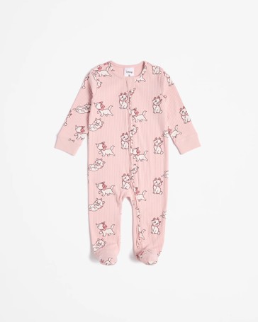 Baby Disney Zip Rib Coverall - Marie