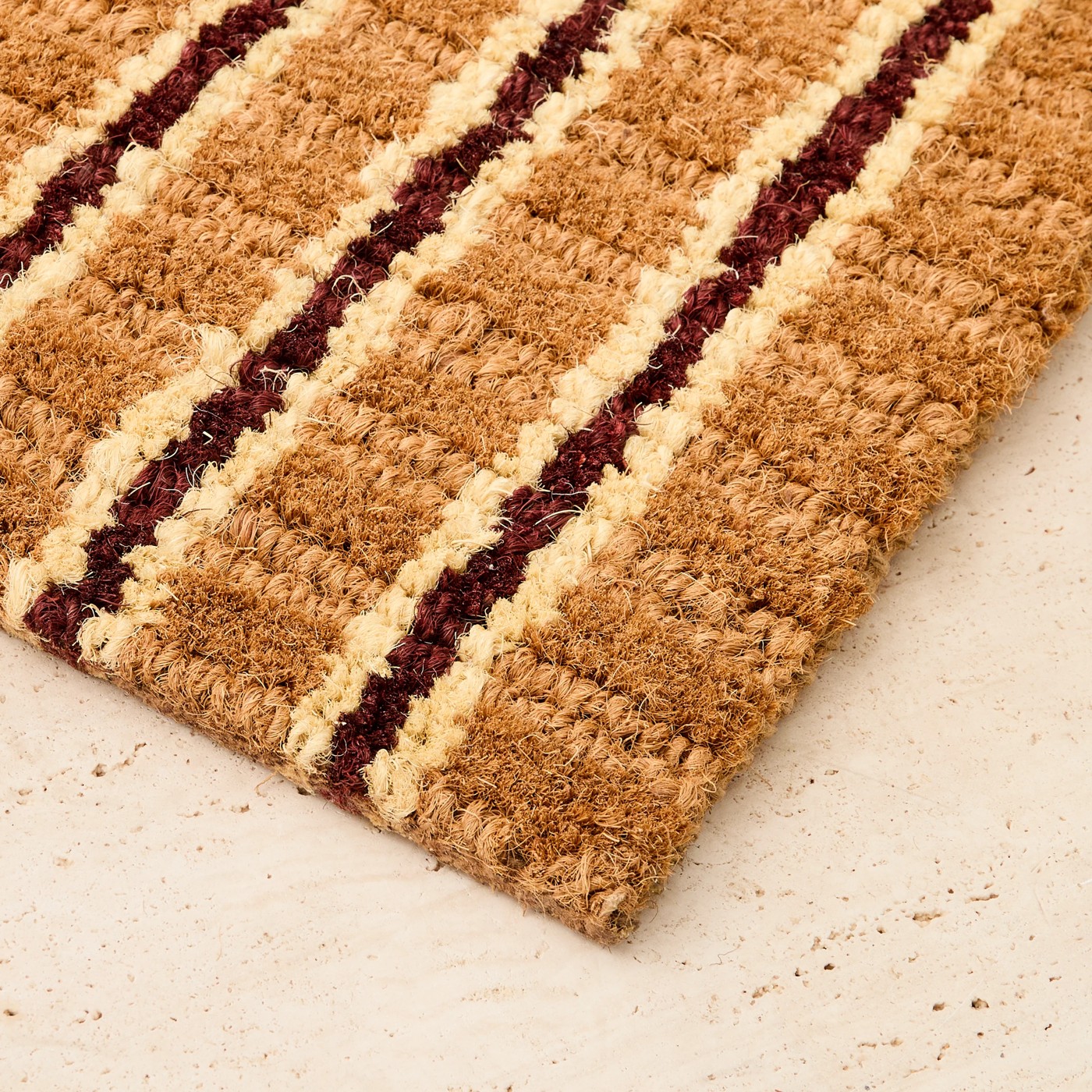 Anko Stripe Luxe Door Mat - 75cm x 45cm 2 of 3