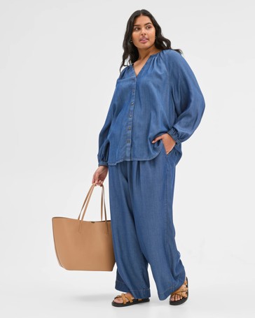Plus Size Long Sleeve Shirt