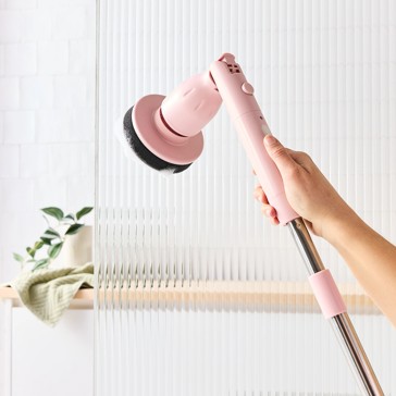 Anko Long Handled Cleaning Brush - Pink