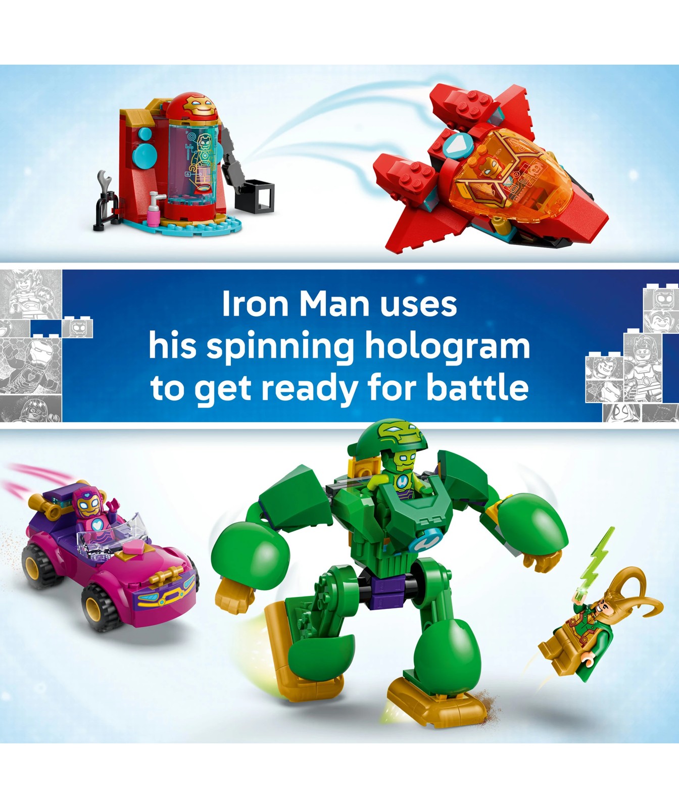 LEGO® Disney Junior Marvel Loki vs. Team Iron Man 11211 5 of 6