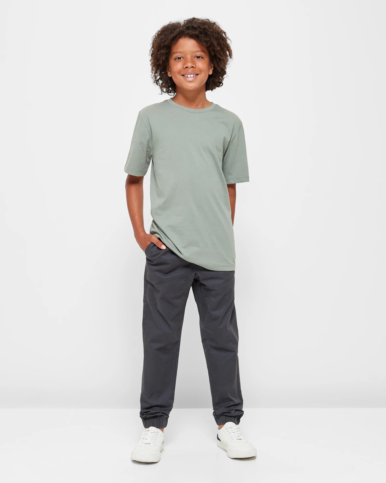 Cuffed Chino Pants - Charcoal | Target Australia