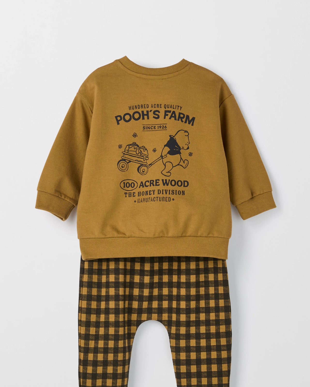 Disney Organic Cotton Baby Fleece Set - Winnie Dull Gold 6 of 6