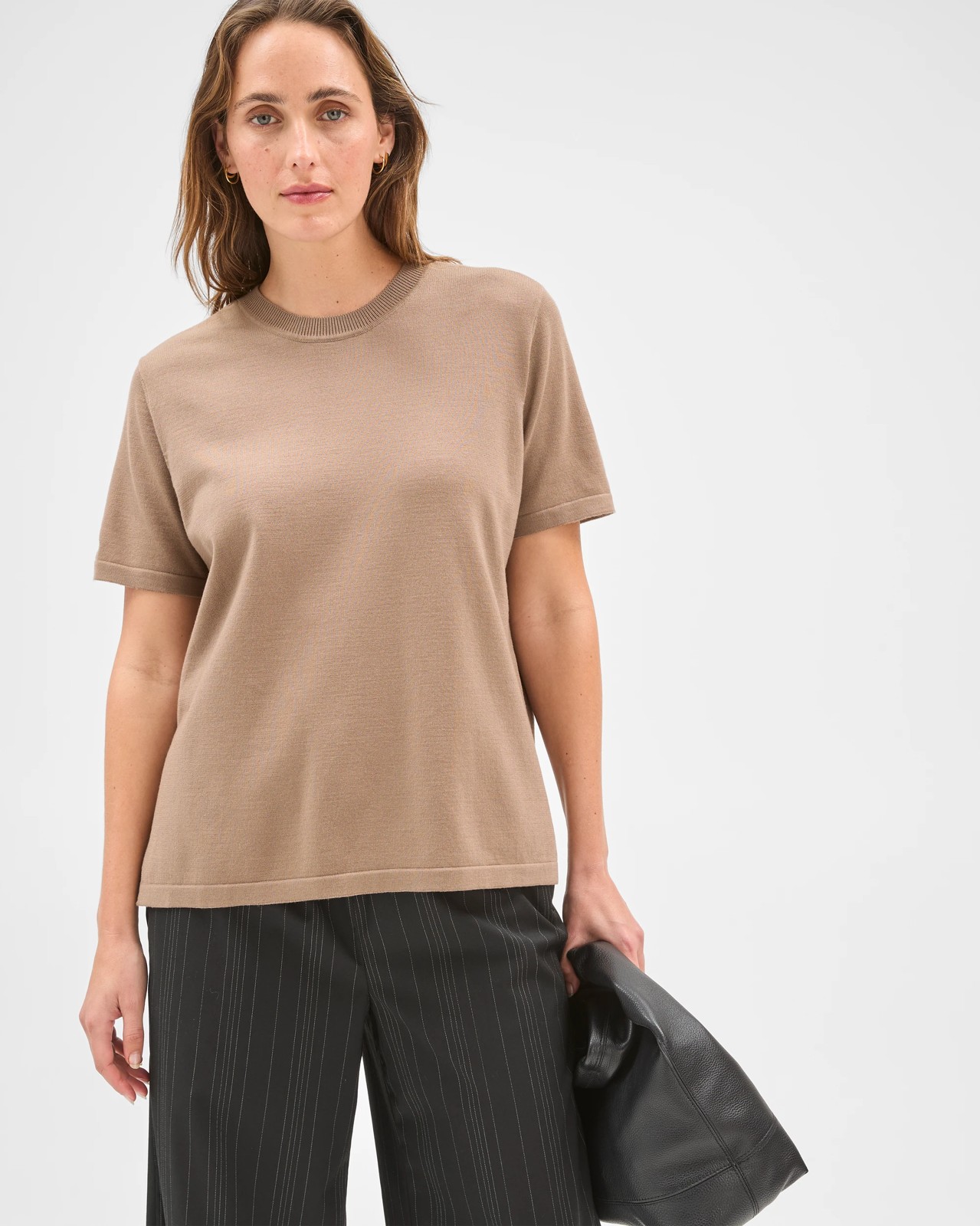 Preview Ultimate Knit Top - Parchment 3 of 6