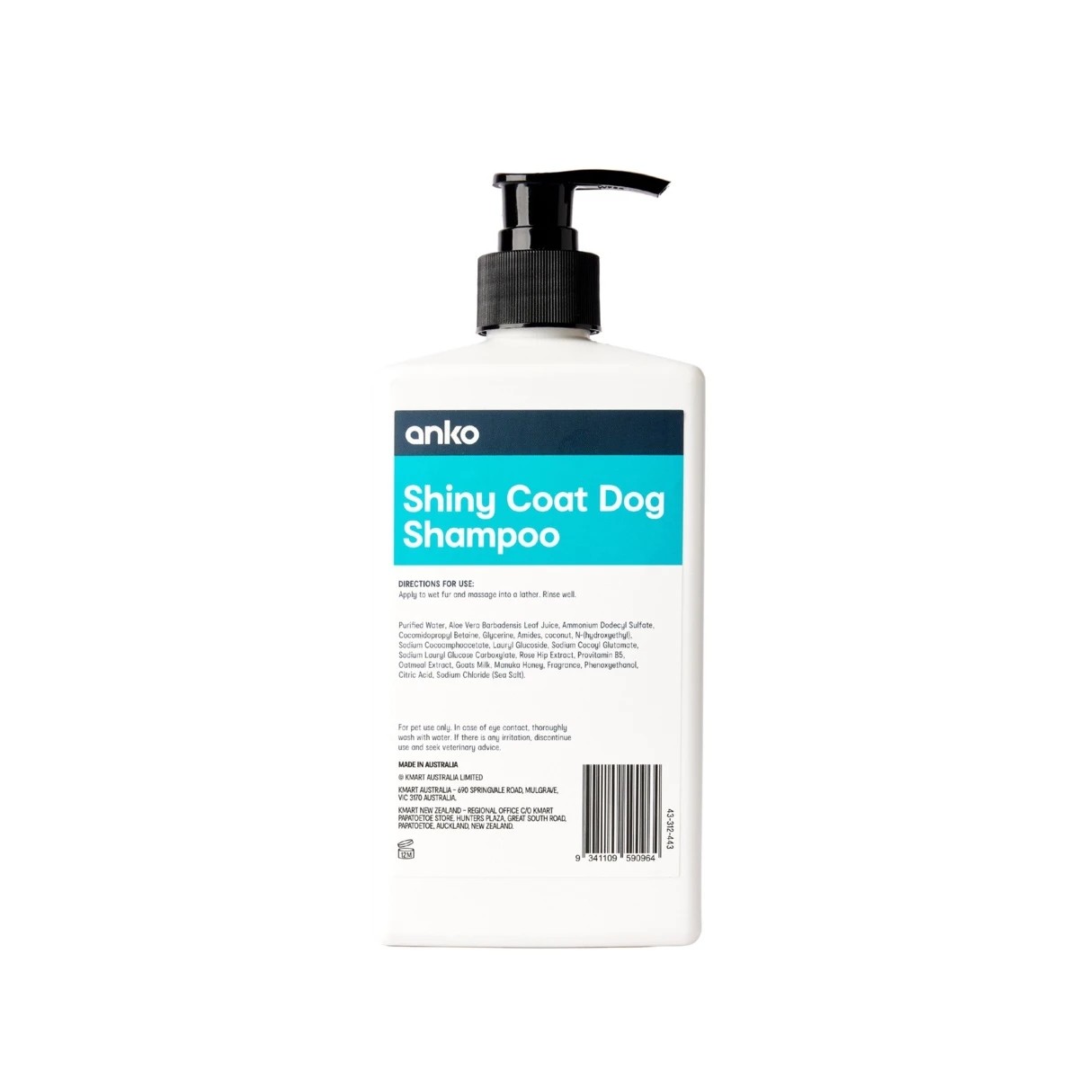 Shiny Coat Pet Shampoo 500ml Anko Target Australia