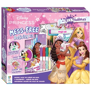 INKredibles Disney Princess Mess-Free ColourBurst Activity Kit - Book