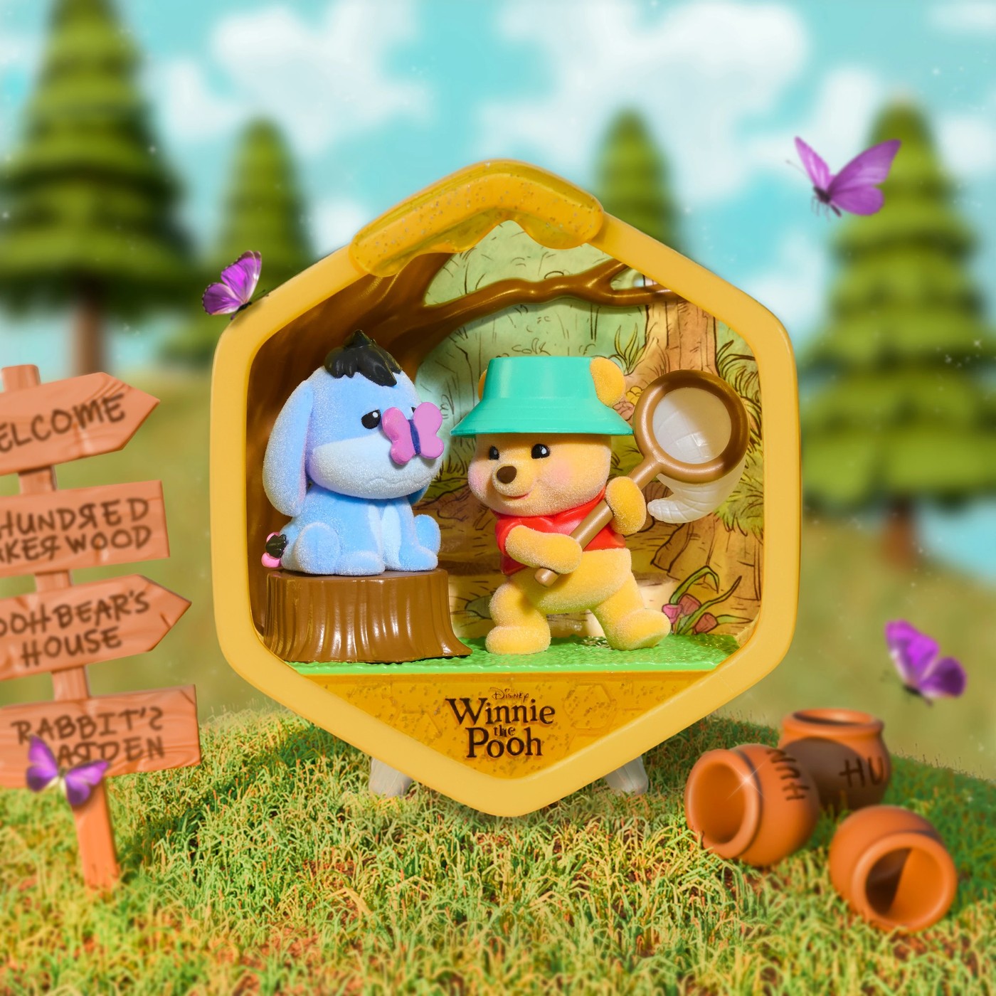 HAPPY HAUL Disney Winnie the Pooh Honeycomb Homeblind Collectible Figure 2 of 6