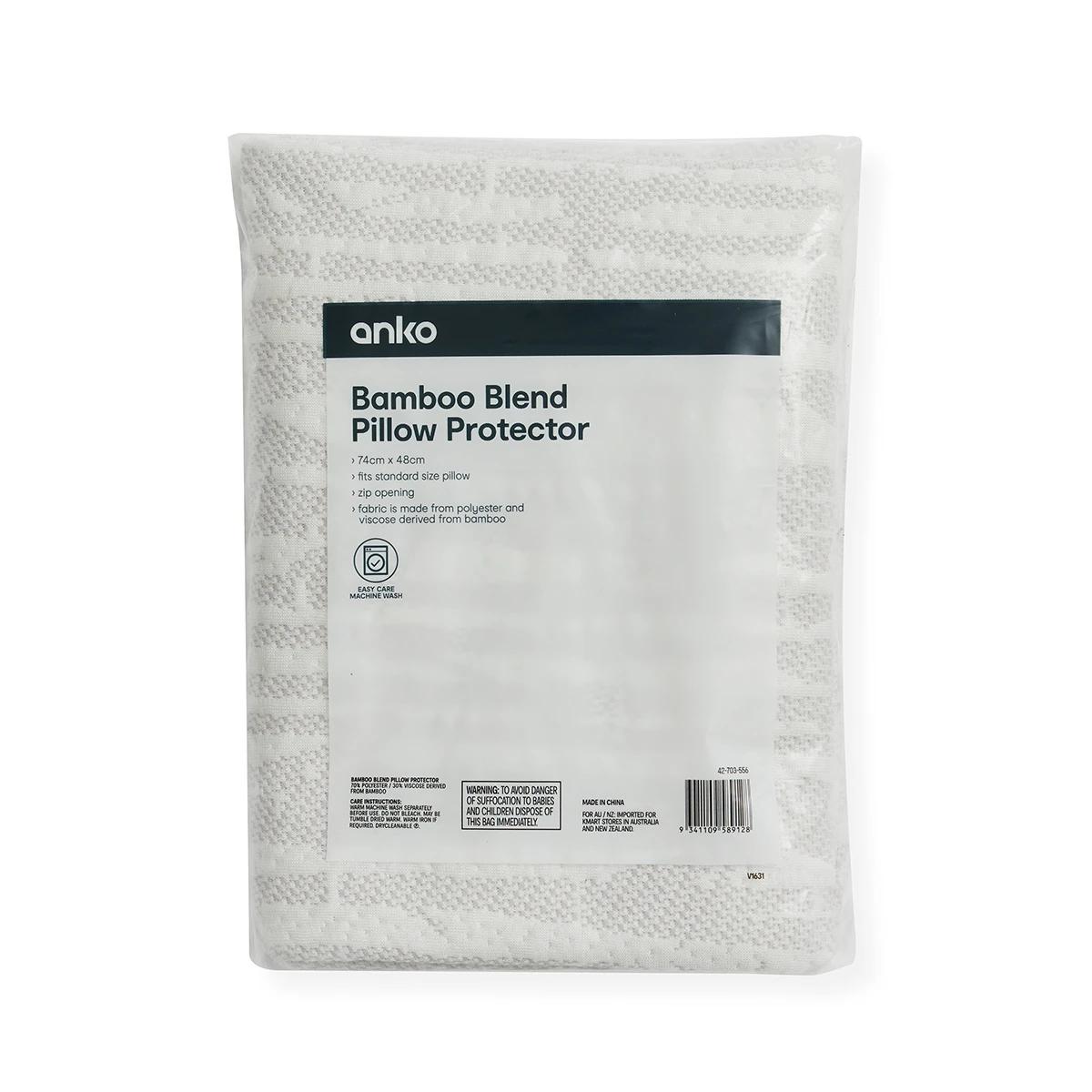 Bamboo Blend Pillow Protector Anko Target Australia