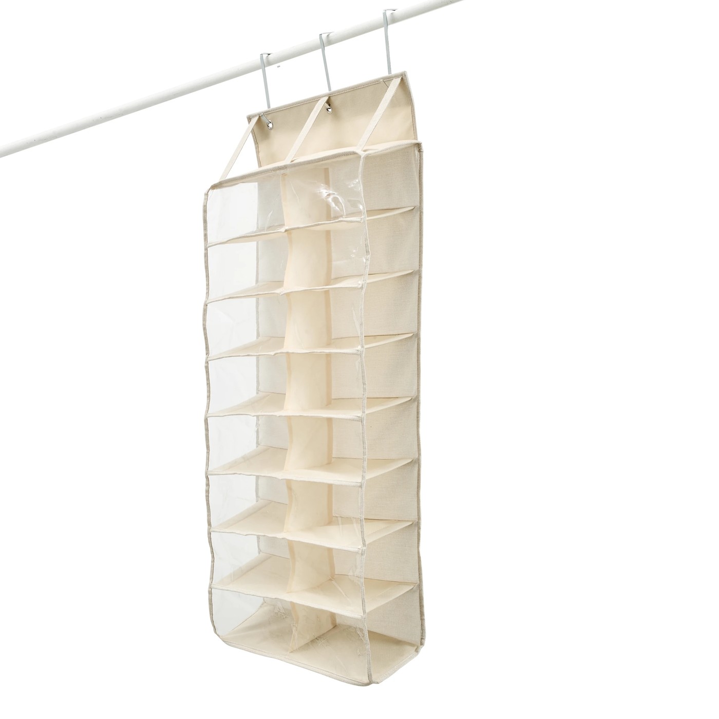 Anko Linen Look 16 Pocket Hanging Shoe Storage 4 of 6