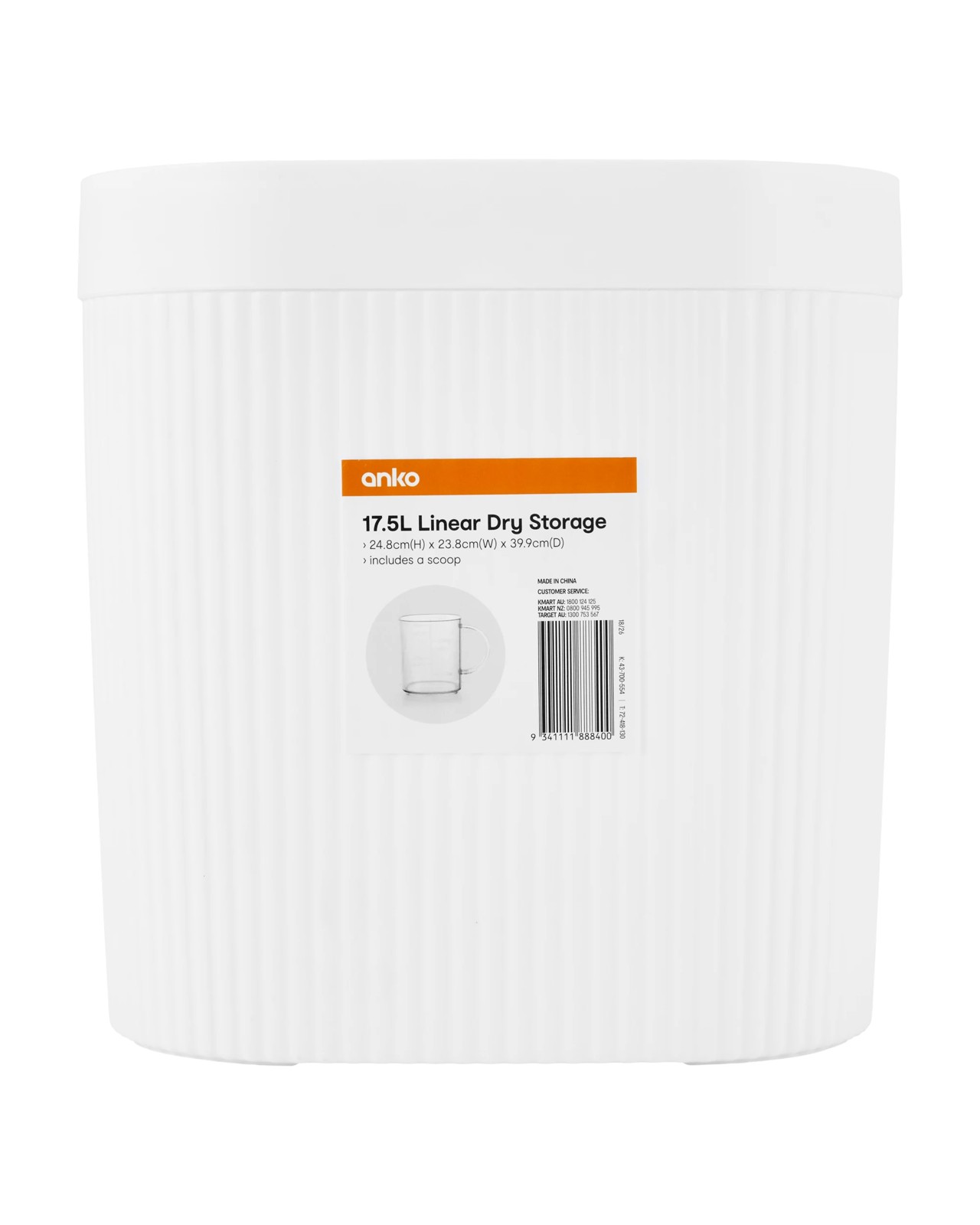 Anko 17.5L Linear Dry Storage 5 of 5