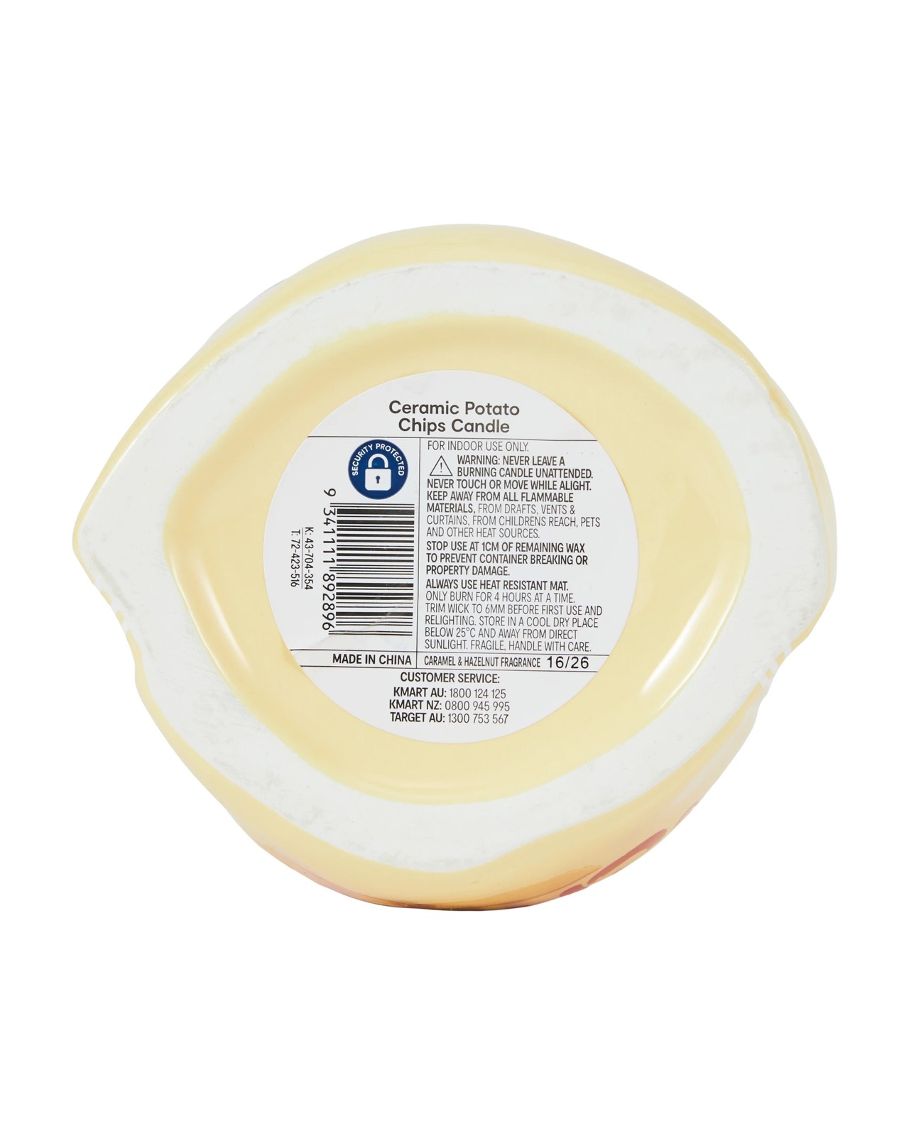 Anko Ceramic Potato Chips Candle 5 of 5