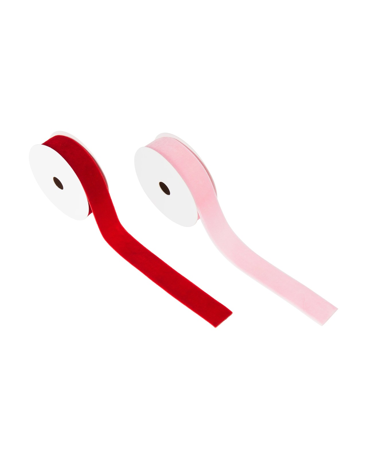 Anko 2 Pack Christmas Craft Velvet Ribbons 2 of 3