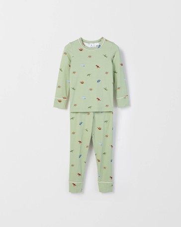 Bamboo Younger Boys Long Sleeve Top and Pants Pyjama Set